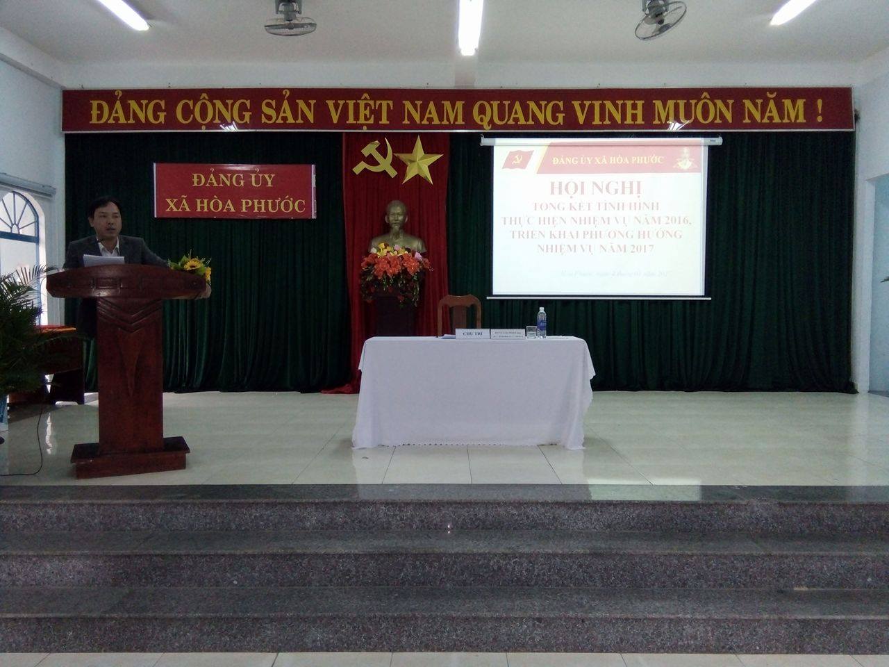Đ/c V&otilde; Trần Minh Long - HUV - BT Đảng Bộ kết luận hội nghị