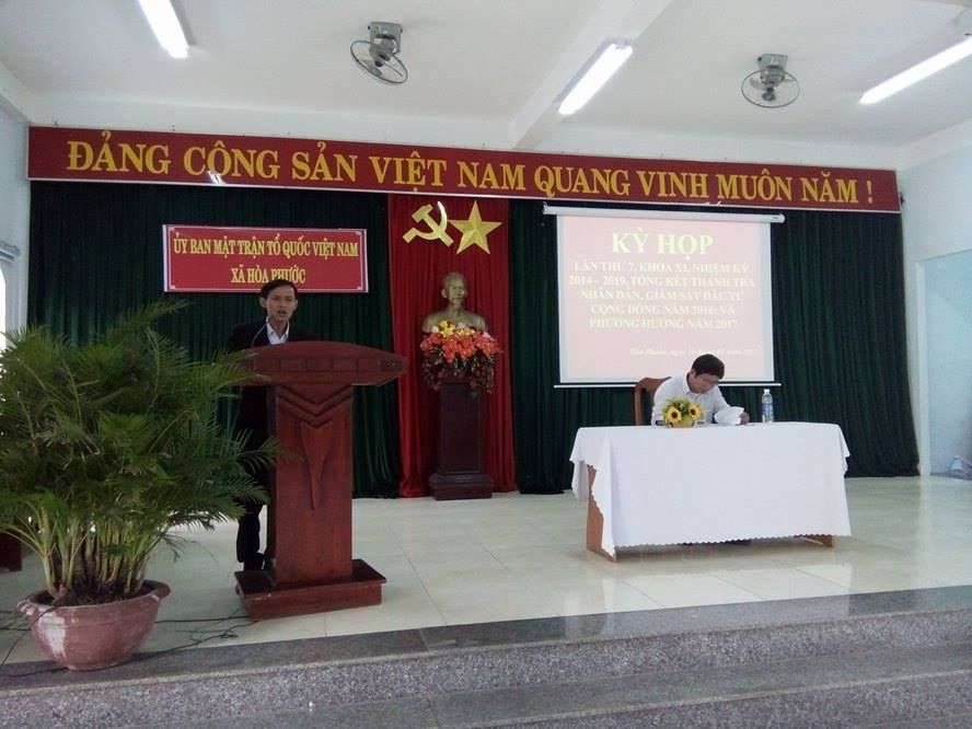 &ocirc;ng Nguyễn Thanh Vi - PBT TT Đảng ủy x&atilde; ph&aacute;t biểu chỉ đạo